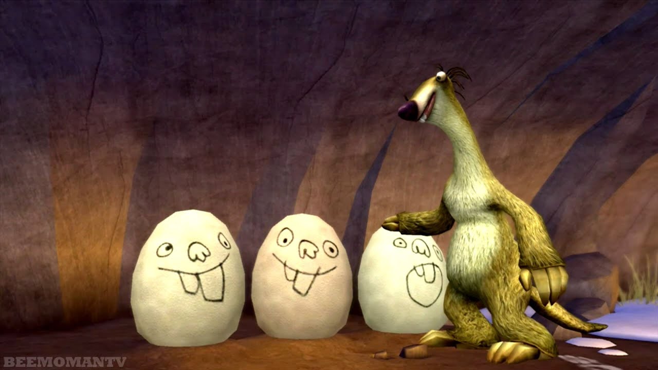 Ice Age: Dawn of the Dinosaurs Walkthrough Part 5 - Egg Roll