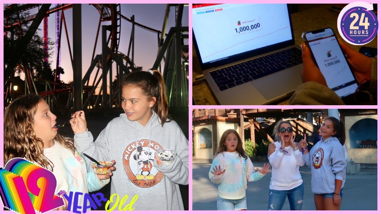 12 YEAR OLD IN CHARGE FOR 24 HOURS * ONE MILLION SUBSCRIBERS * | SISTER FOREVER