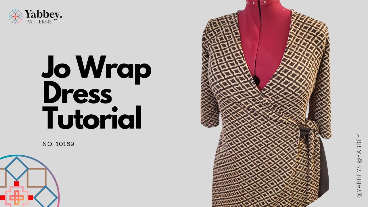 Jo Wrap Dress Sewing Tutorial + Pattern Download