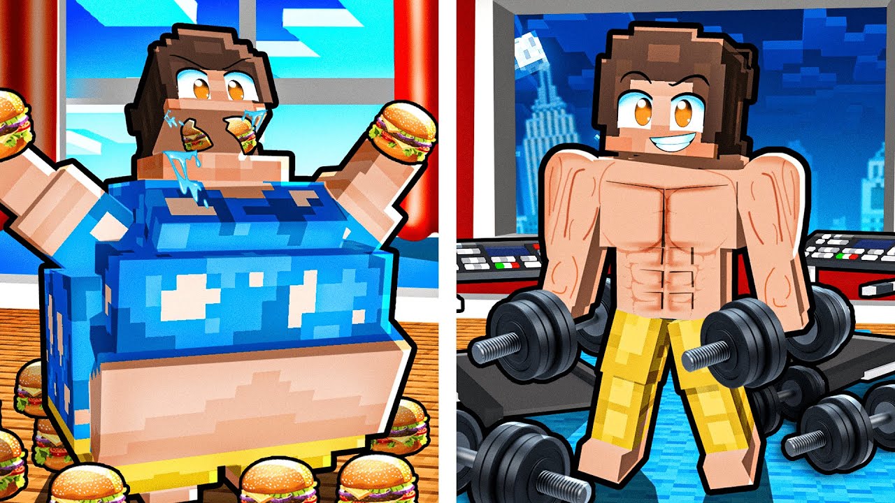 ŞİŞMAN OLMAKTAN KASLI OLMAYA EVRİLDİM - Minecraft