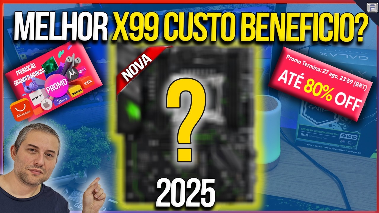 NOVA PLACA MÃE X99 COM TPM 2.0 MELHOR PLACA MÃE CUSTO BENEFICIO RODA BF6 VALORANT COD
