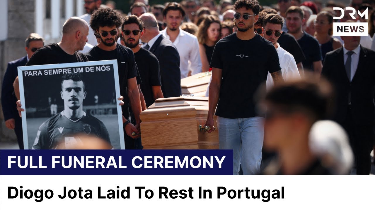 FULL CEREMONY: Diogo Jota’s Funeral in Portugal | Emotional Final Tribute | AD1G