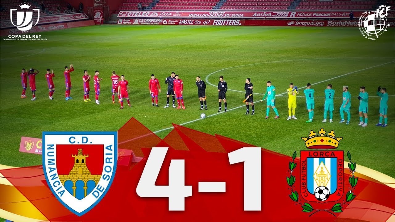 RESUMEN | CD Numancia de Soria 4-1 CF Lorca Deportiva | 1ª eliminatoria Copa de SM el Rey