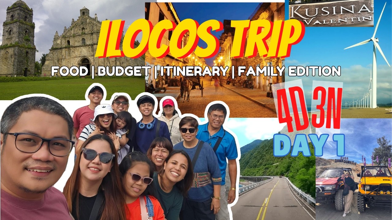 ILOCOS FAMILY TRIP 4D3N 🇵🇭 | Paoay–Pagudpud–Vigan Itinerary with Seniors & Kids (Budget + Tips!)