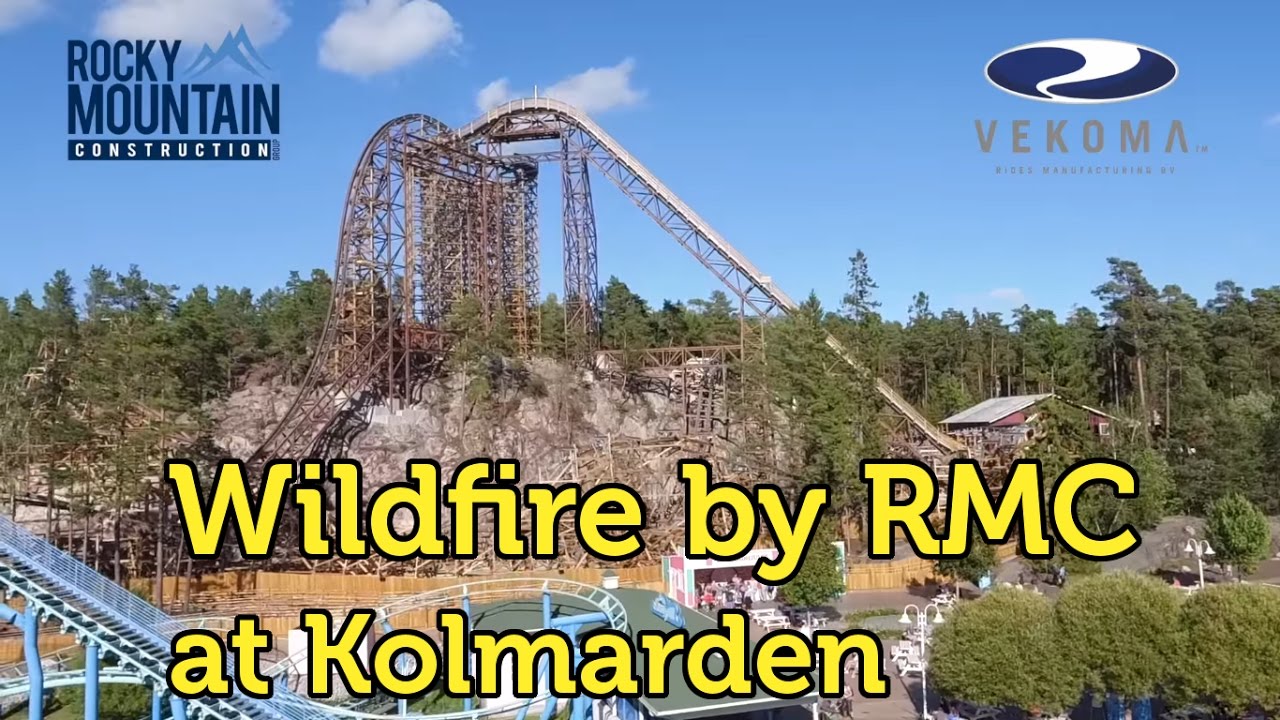 Wildfire Roller Coaster at Kolmarden, Sweden built by RMC & Vekoma