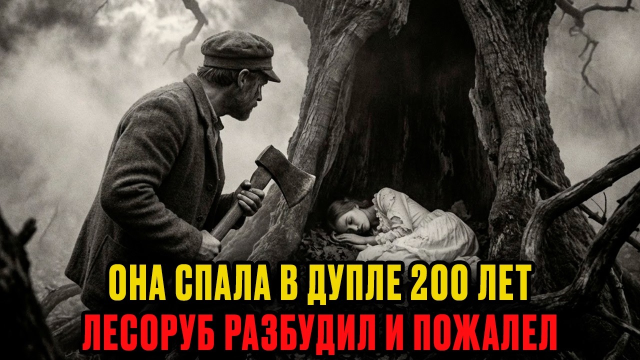 Лесоруб Нашёл СПЯЩУЮ Девушку В ДУПЛЕ Старого Дуба. Разбудив Её ПОЖАЛЕЛ