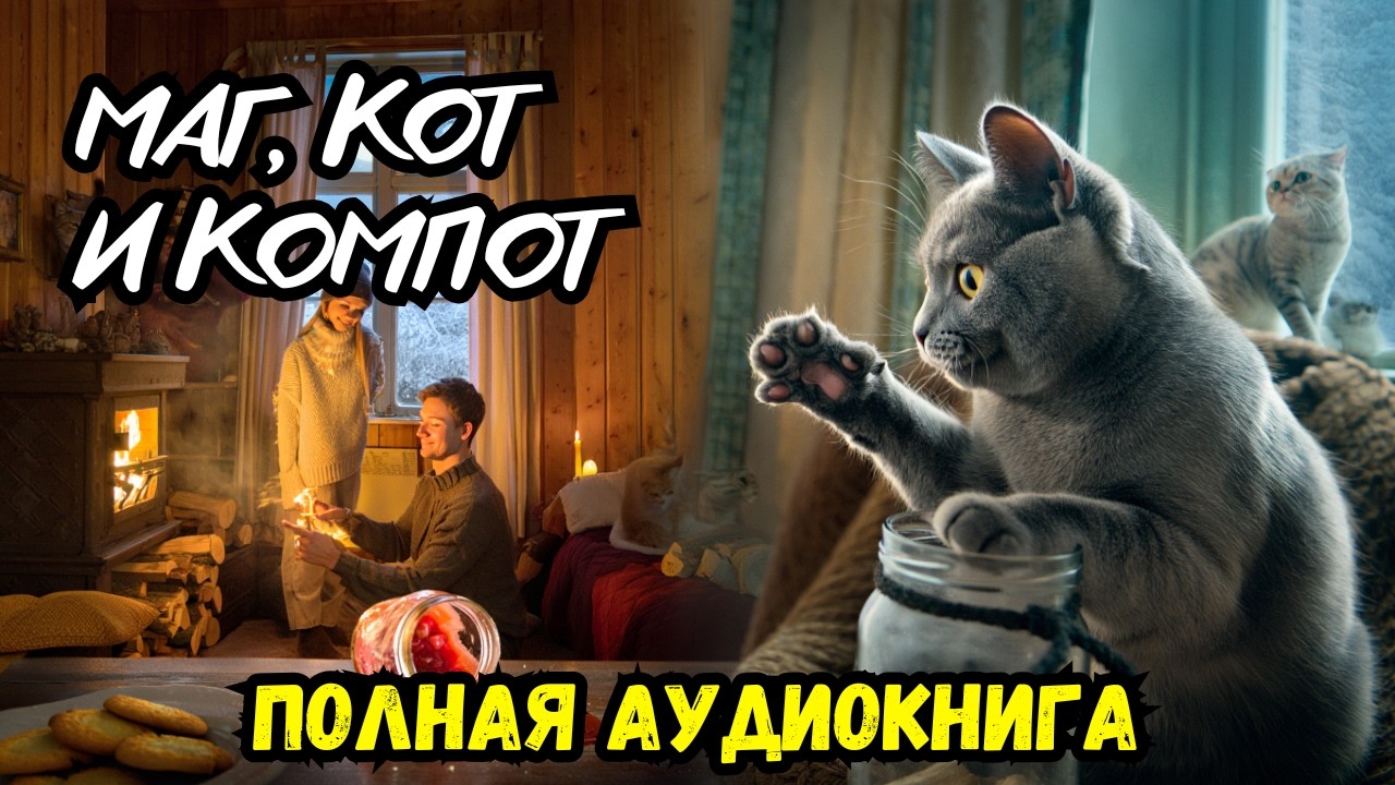 Полная аудиокнига: Маг, кот и компот | слушать