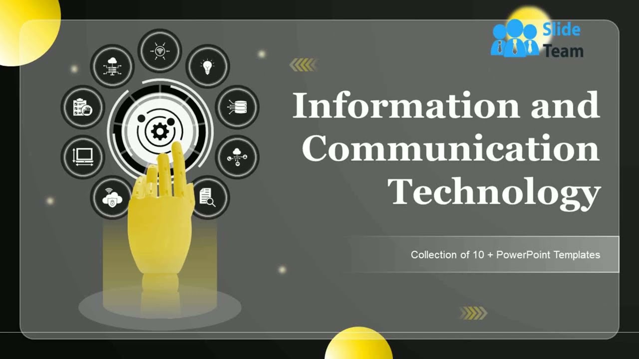 Information And Communication Technology Powerpoint Ppt Template Bundles