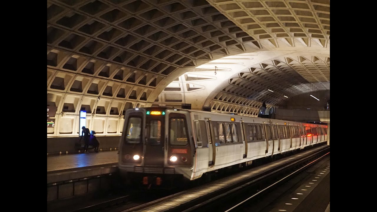 Washington DC Metro VLOG 探访西半球最豪华科幻的地铁系统 华盛顿地铁