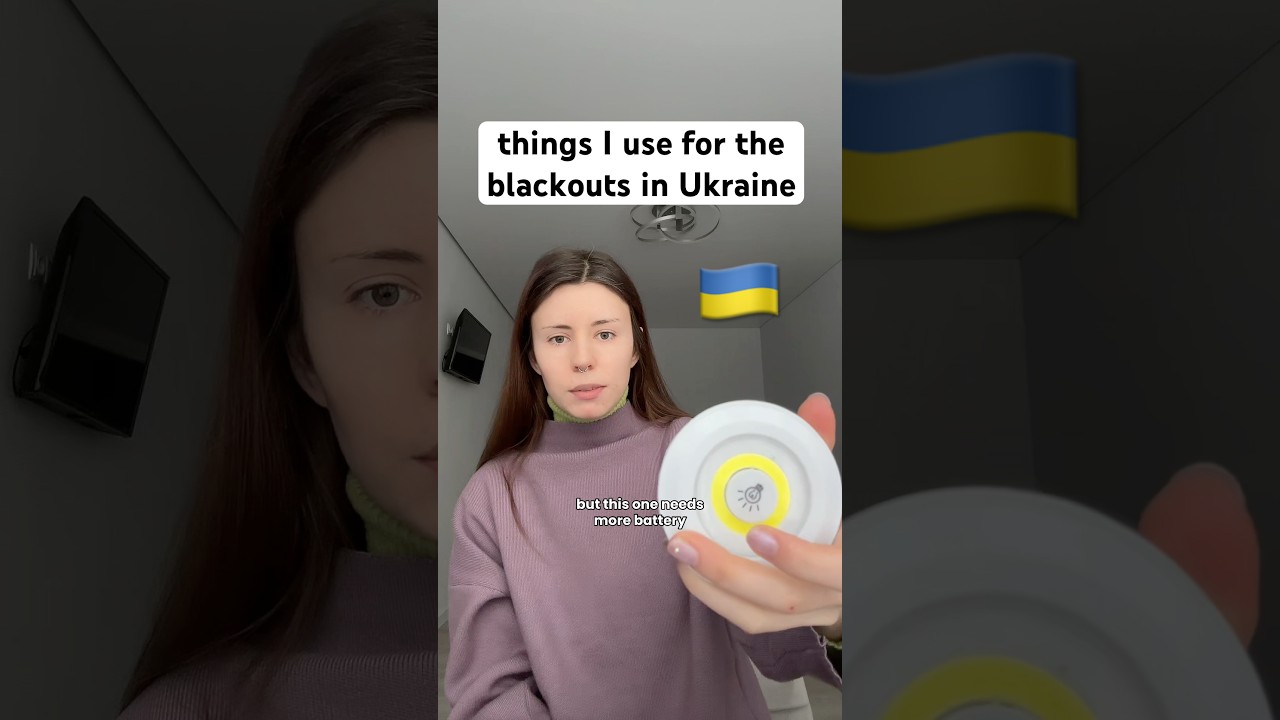 things I use for the blackouts in Ukraine 🇺🇦