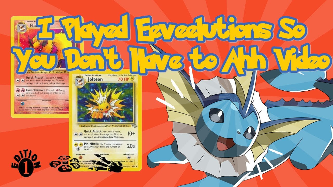 Eeveelutions Challenge - Base-Fossil Format for Retro PTCG