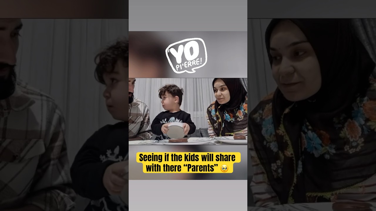 Kids SHARING w/ PARENTS 🥹 #foryou #viralvideo #youtubeshorts #explore #kiddos #children #aww #nice