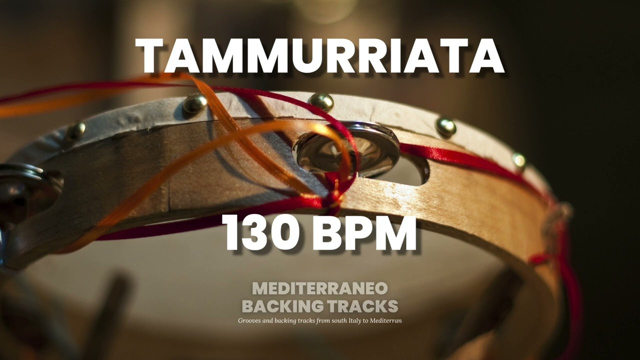 Tammurriata Backing Track || South Italy Framedrum Loop - 130bpm