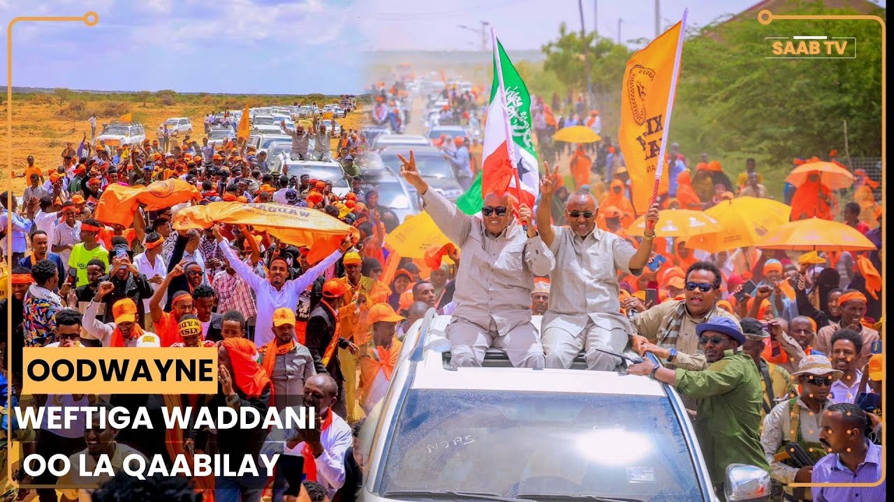 Qaabkii Weftiga Xisbiga Waddani Oodwayne loogu soo dhaweeyay iyo khudbadihii laga jeediyay.