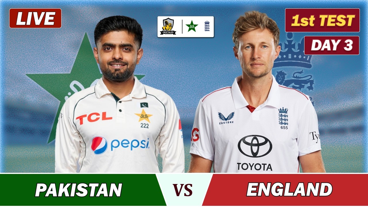 PAK VS ENG 1st TEST MATCH DAY 3 LIVE, LEEDS | PAKISTAN vs WEST INDIES LIVE COMMENTARY | ENG 5 WKTS