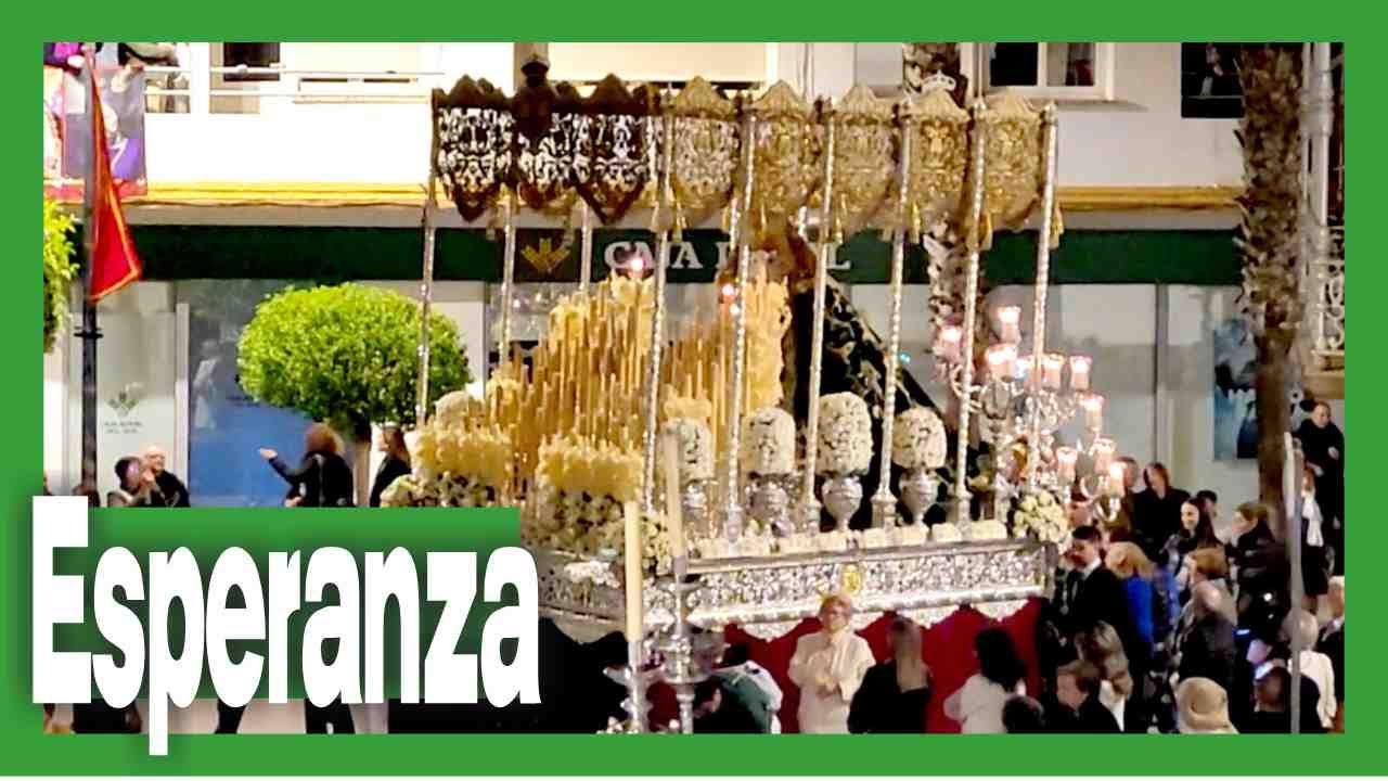💜 Viernes Santo en La Roda de Andalucía 2023 💚Virgen de la Esperanza💚