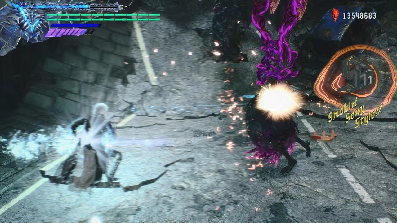 Devil May Cry 5　バージルで打ち込む