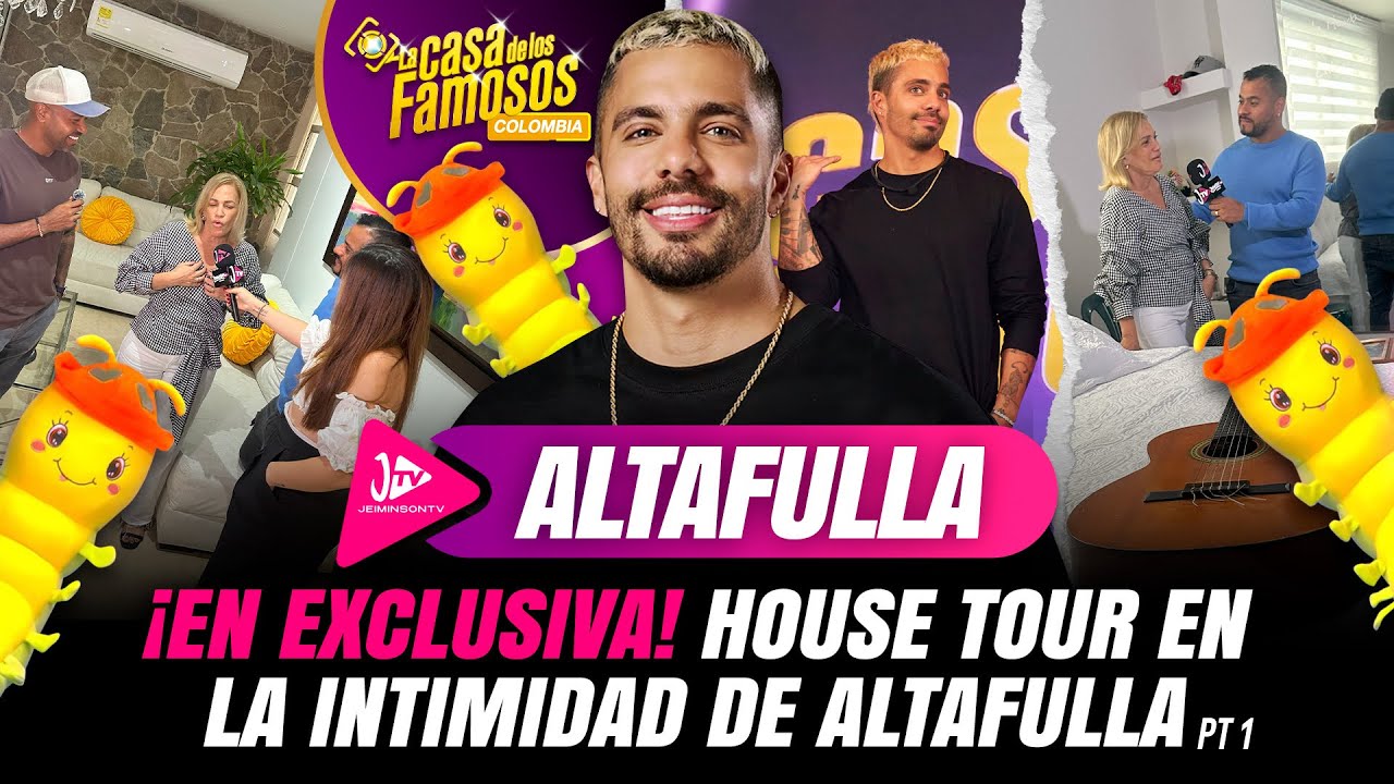 ¡EN EXCLUSIVA! Tour por la casa en la intimidad de​⁠@Altafulla  Adelanto!!!