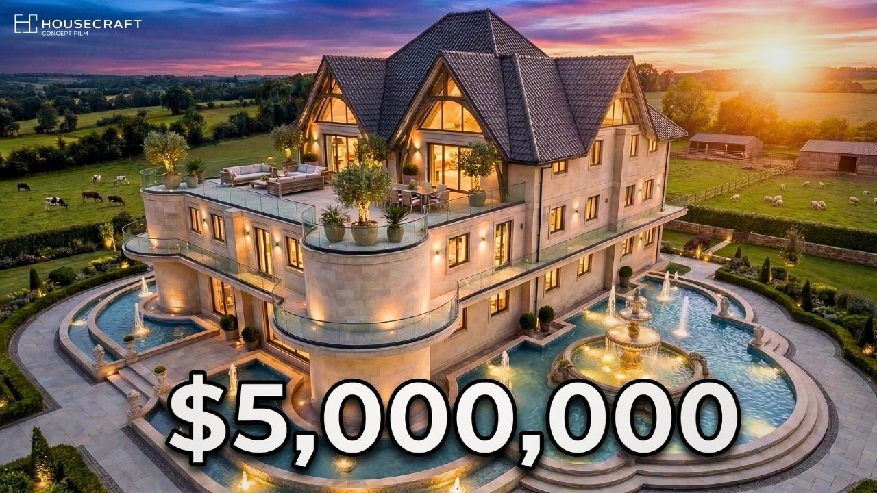 Inside the Most Stunning $5M Fountain Luxury Villa Ever Built | Full Construction