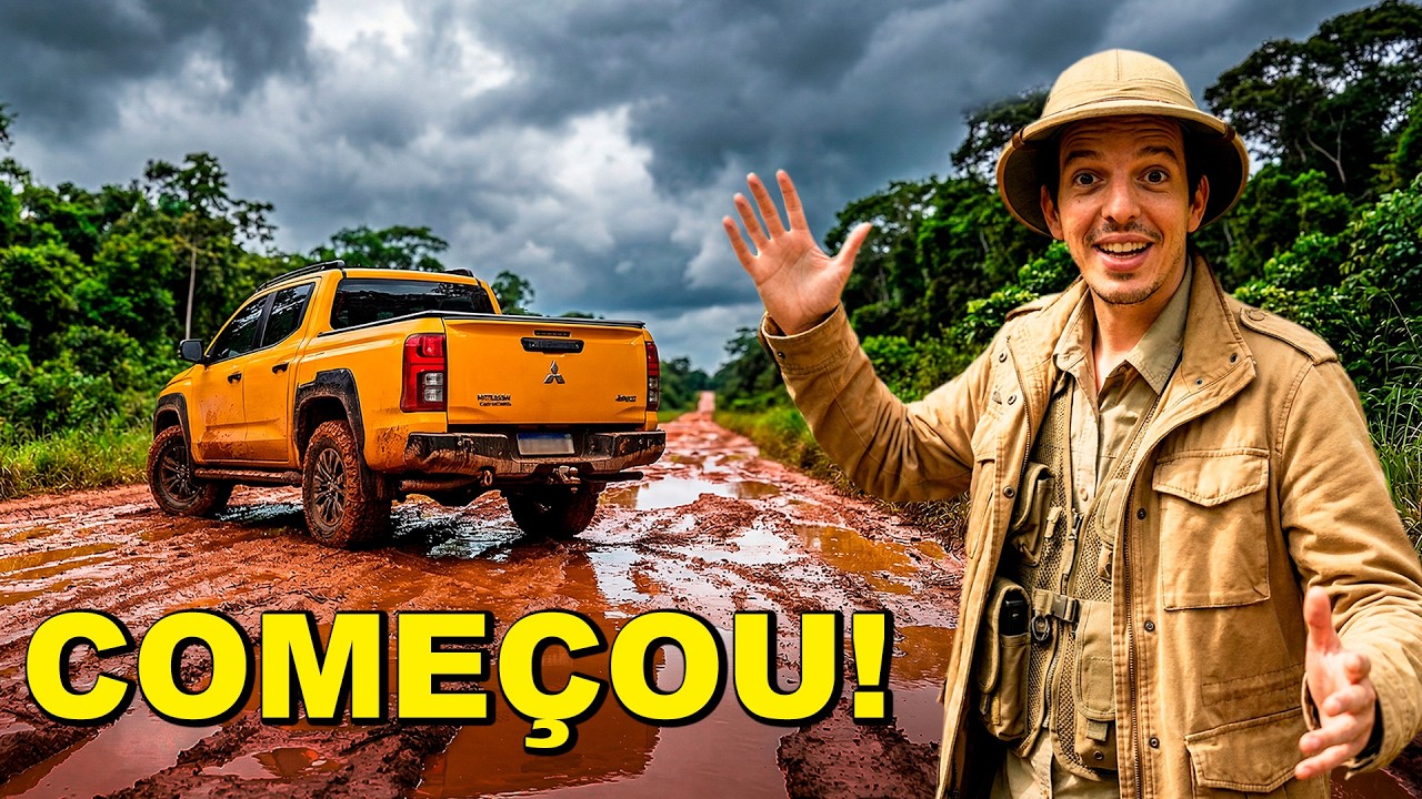 O PRIMEIRO TRECHO DA TRANSAMAZÔNICA SURPREENDEU RICARDINHO ACF 😳