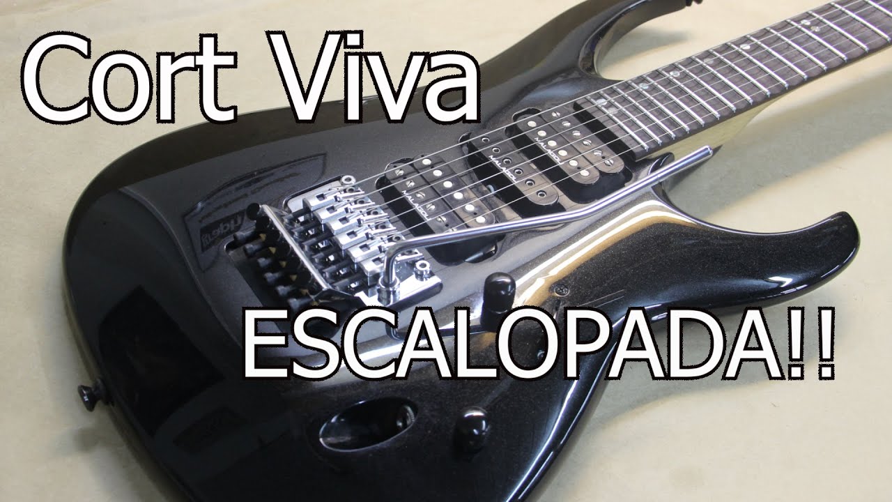 Customização: Guitarra Cort Viva + Escalopagem + Gotoh + Trastes Inox Malagoli. Luthieria Brunelli
