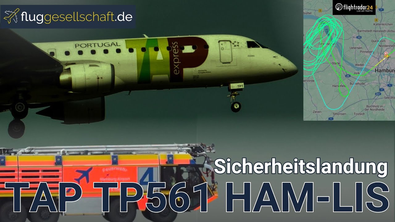 TAP von Hamburg nach Lissabon muss rückkehren