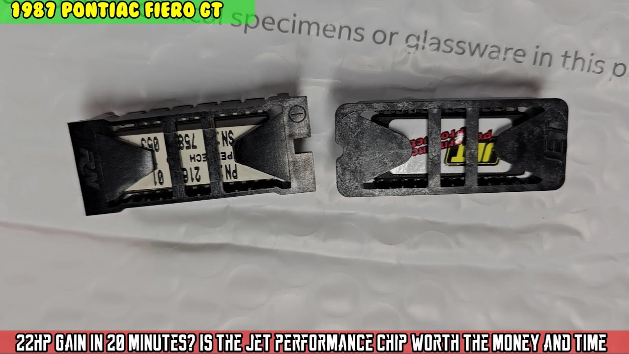 PT8 $500 Fiero GT. Does the Jet stage 2 performance chip add power? Install and Test
