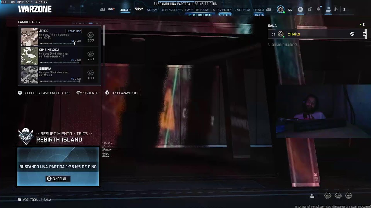media hora de warzone