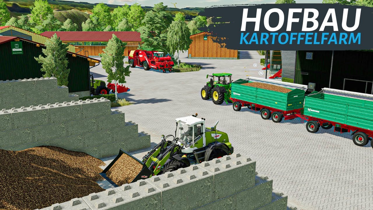LS22: Kartoffelhof Bau! - Timelapse | LANDWIRTSCHAFT SIMULATOR 22