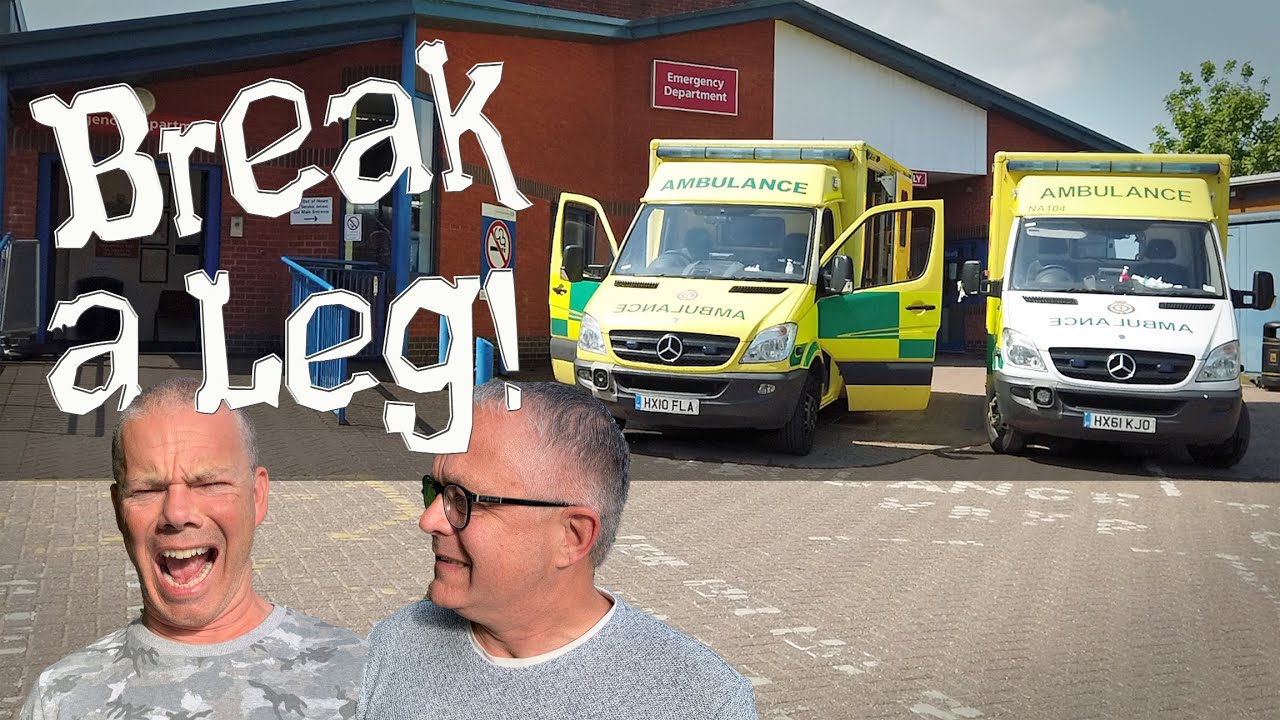 I BROKE MY LEG! Emergency Narrowboat trip to the Hospital! Ep. 104
