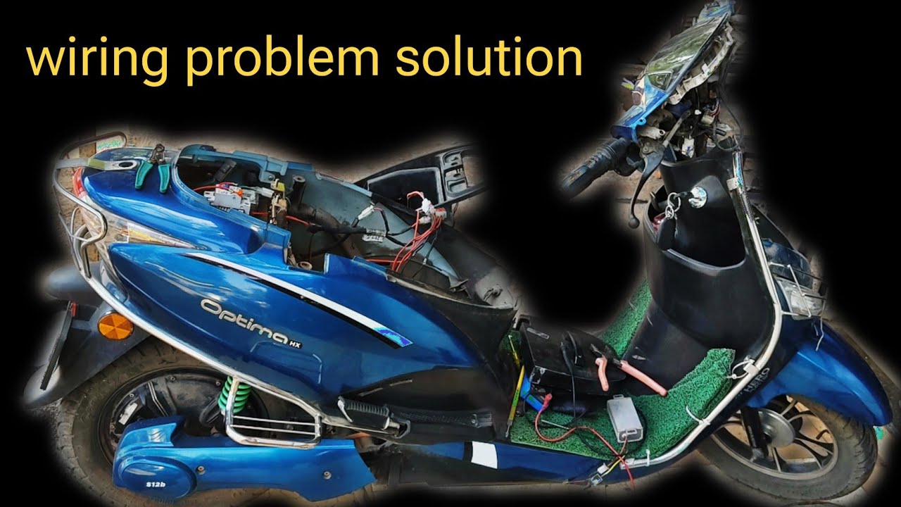 hero electric optima wiring problem solution in Hindi