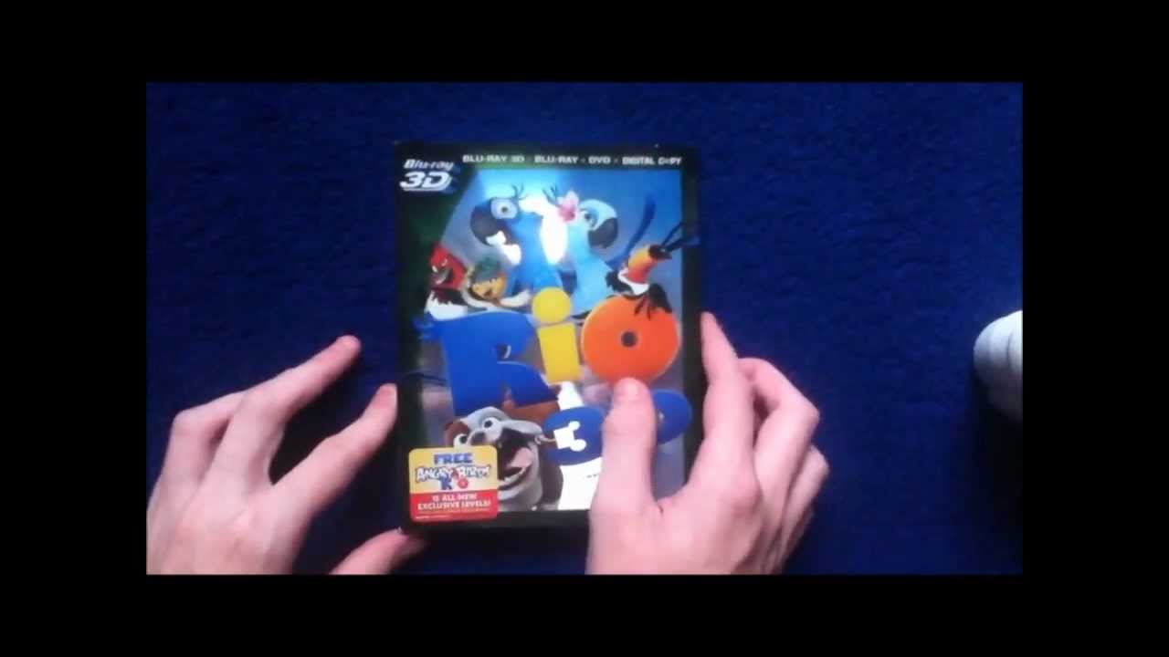 Unboxing Rio Blu-Ray 3D/Blu-Ray/DVD/Digital Copy