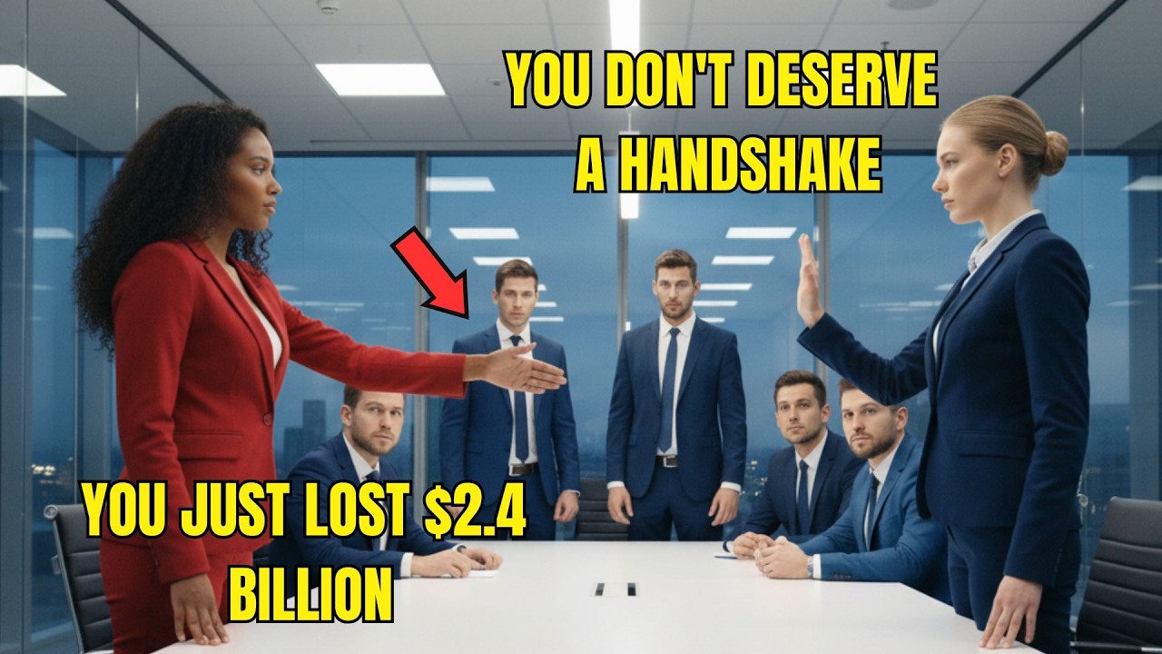 She Refused to Shake a Black CEO’s Hand — The Next Morning, $2.4B Vanished Overnight