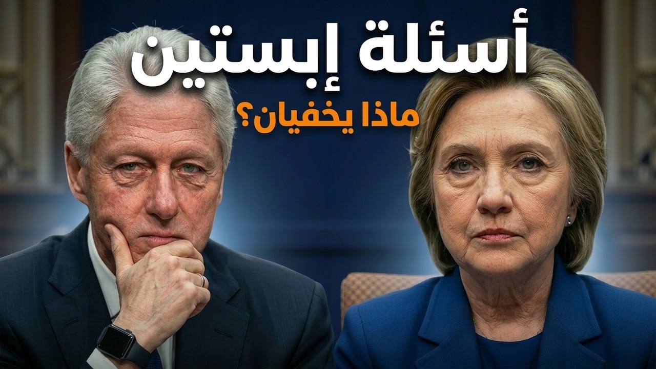 هيلاري وبيل كلينتون يواجهان أسئلة حادة عن علاقتهما بإبستين