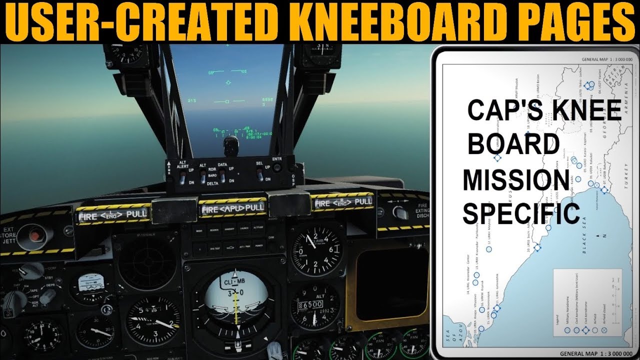 Объяснение: как создавать и добавлять страницы для наколенников | DCS WORLD