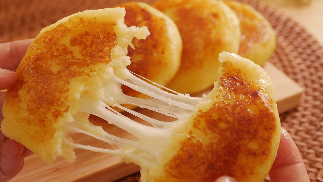 Картофельные оладьи с сыром, без муки | корейский стиль 🧀