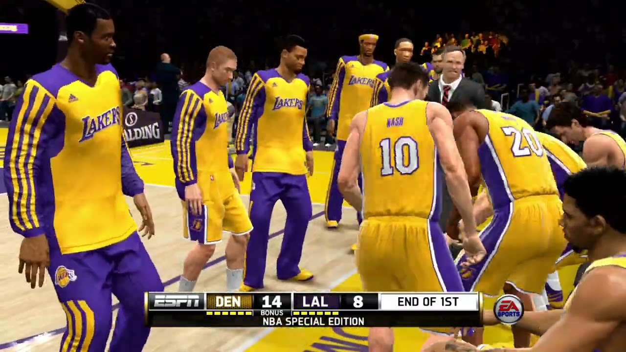 NBA Live 14 Lakers vs Nuggets