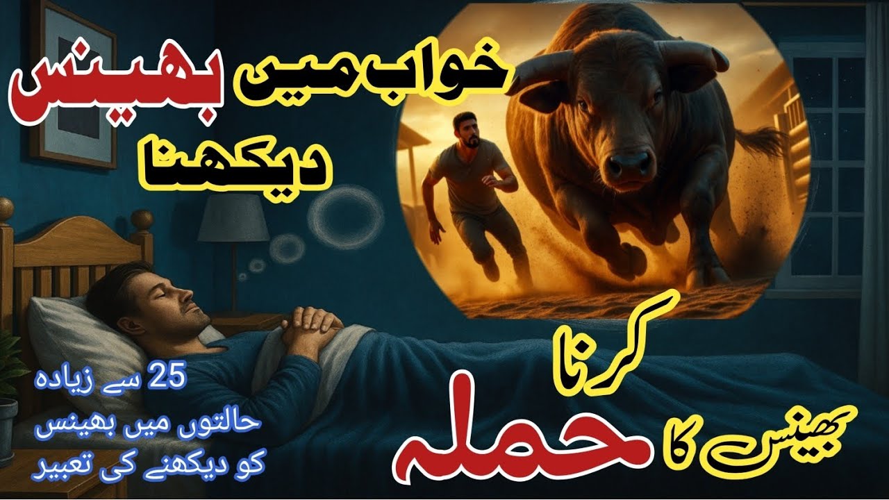 khwab mein bhains dekhna/sapne main bhains ko dekhna/Seeing a buffalo in a dream