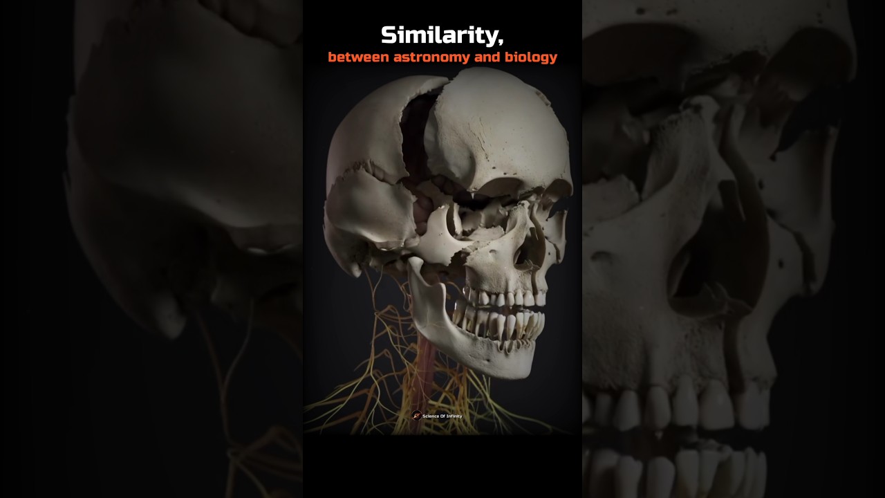 Similarity, between astronomy and biology! 💀🤯 #Shorts #Biology #Astronomy #Science #Universe