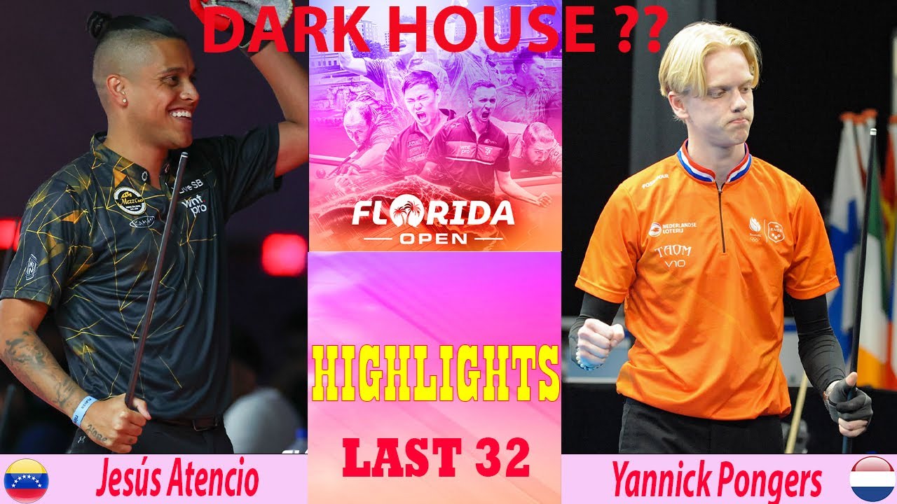 LAST 32 | Jesús Atencio vs Yannick Pongers | Florida Open Pool Championship