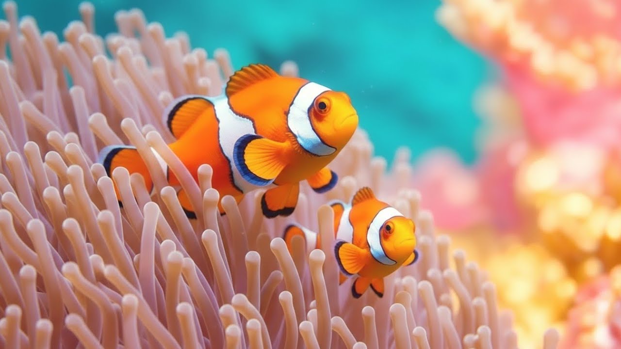 The Best 4K Aquarium 🐠 Explore the Stunning World of Sea Jellyfish and Beautiful Coral Reef Fish.#96