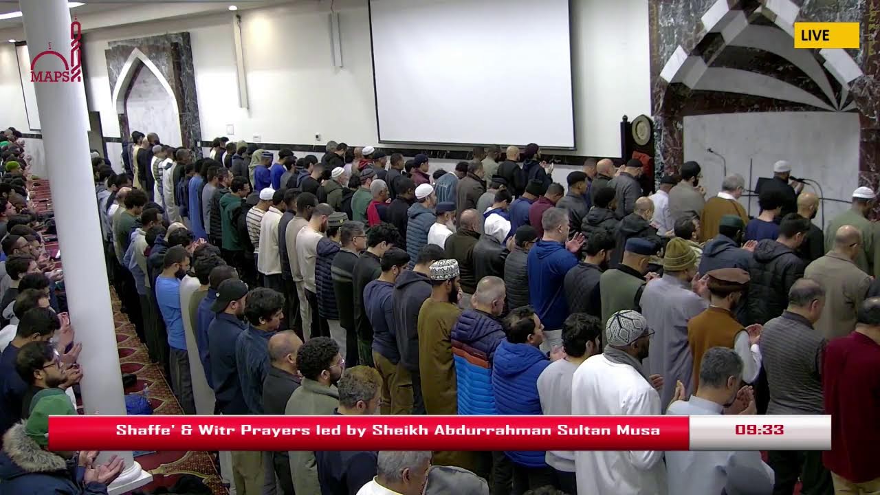 13th Taraweeh of Ramadan 2026-1447 | Sh. Aslam Acha | Sh. Abdurrahman Sultan | MAPS Redmond