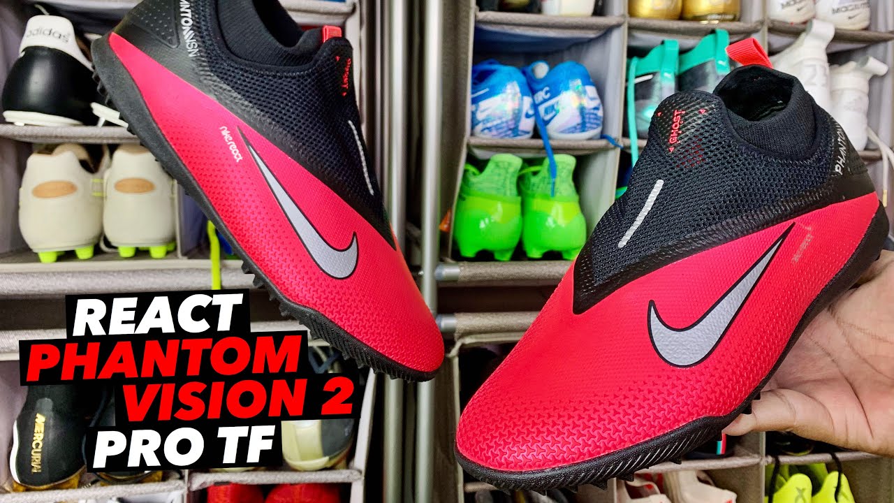NIKE REACT PHANTOM VISION 2 PRO TF | UNBOXING & REVIEW