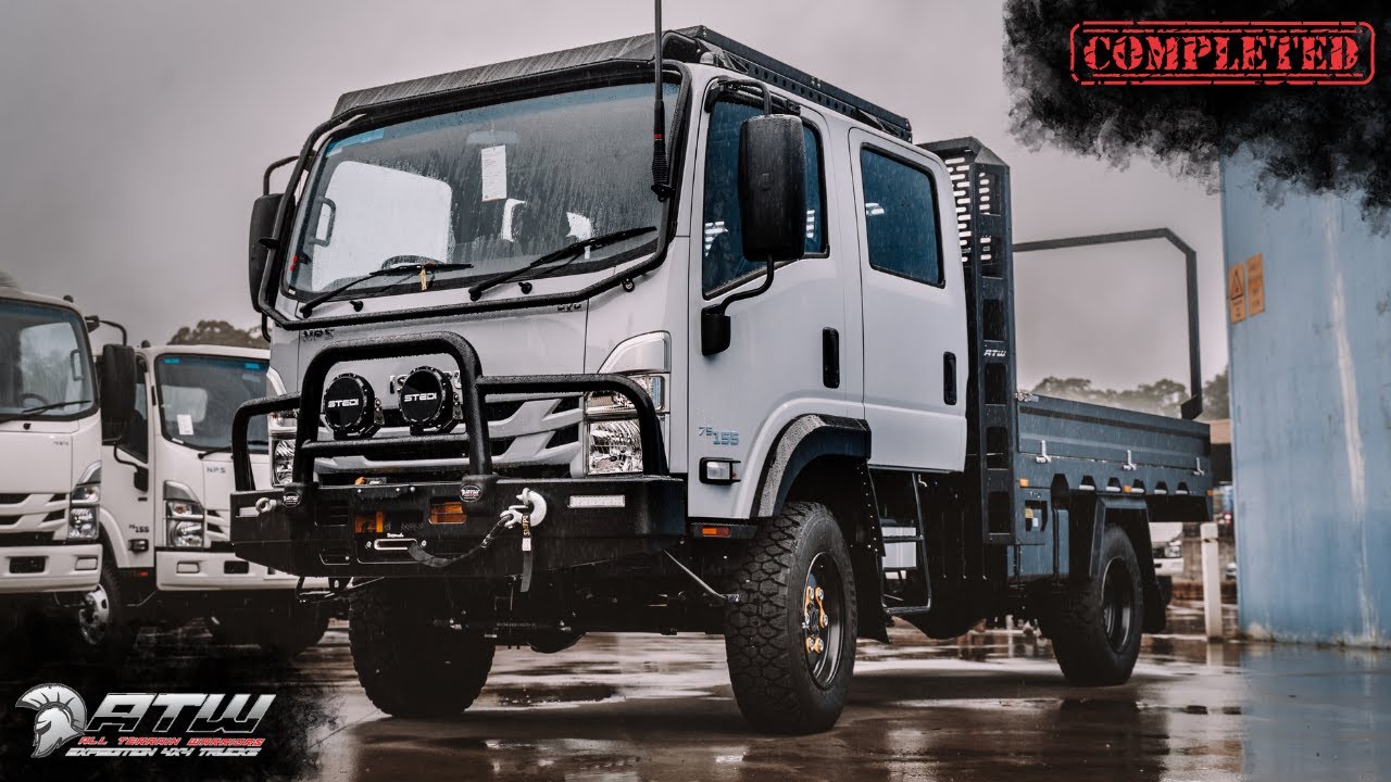 ATW 4x4 truck complete (Isuzu NPS 75/155 crew cab)