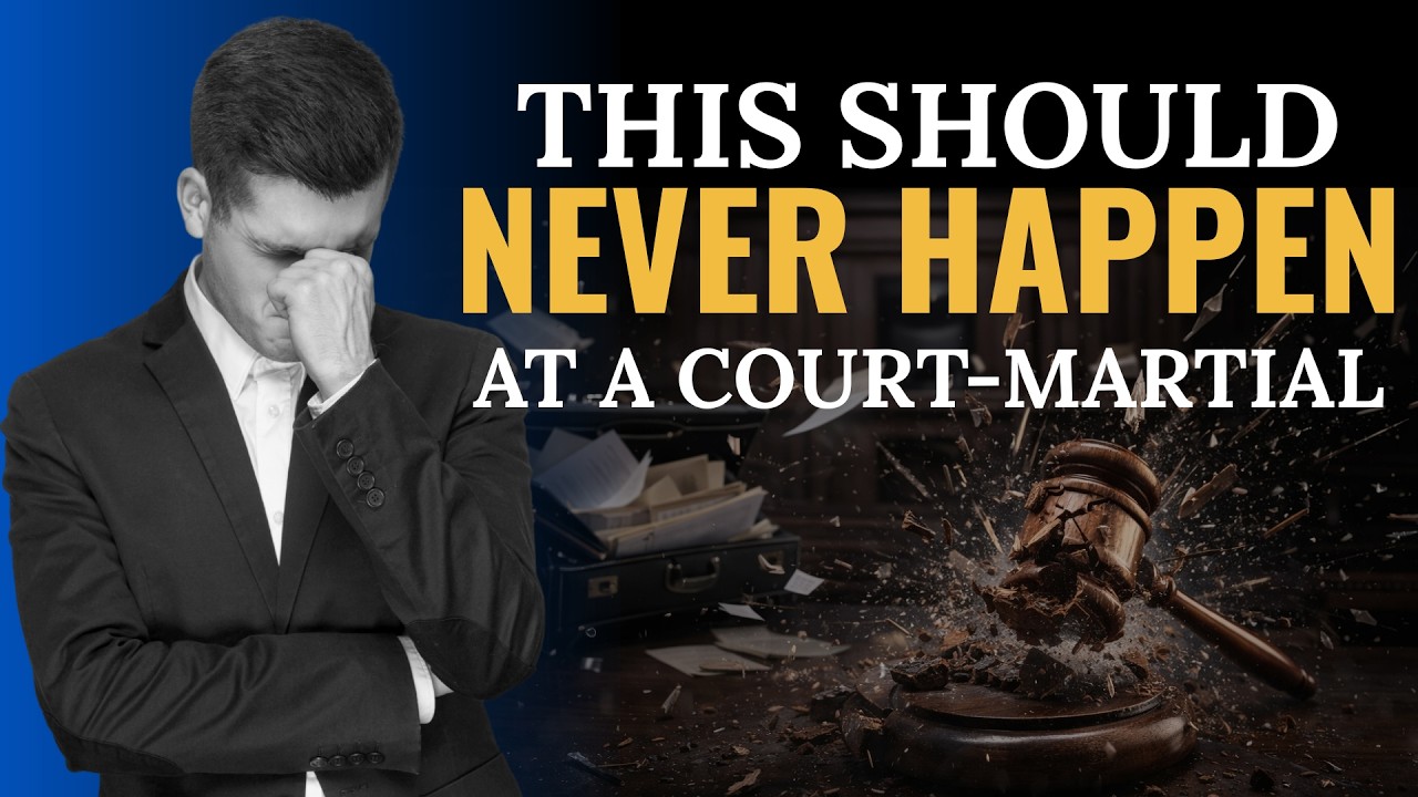 Lessons from My First Two Courts-Martial