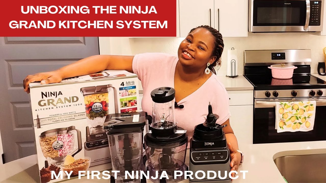 NINJA BLENDER UNBOXING AND REVIEW |NINJA GRAND KITCHEN SYSTEM 4 AUTO IQ PROGRAM