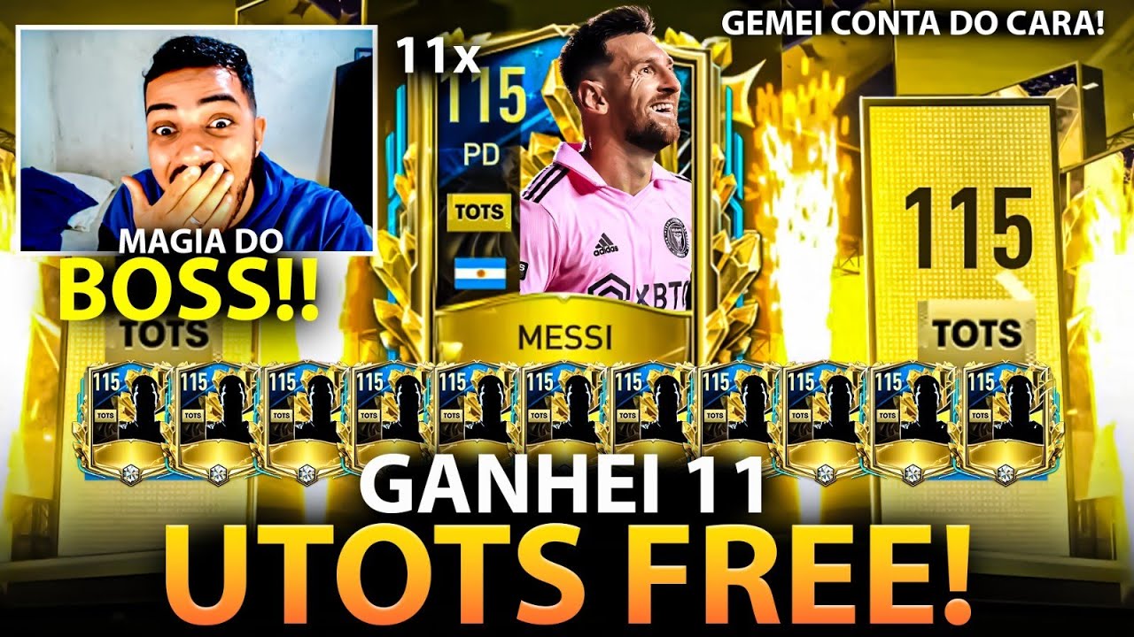 😱 PEGUEI 11 UTOTS 115 DE GRAÇA 🤑🔥 | COMO PEGAR CARTINHA GER 116 GARANTIDA! 🤯 - FIFA MOBILE 2023
