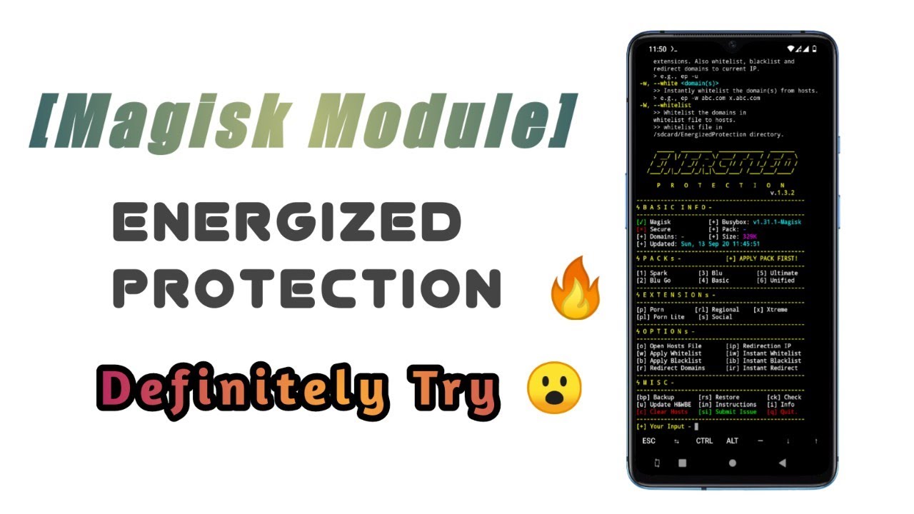 [Magisk Module] Energized Protection -An Advanced Ad Block Magisk Module for Android |You've to try🔥