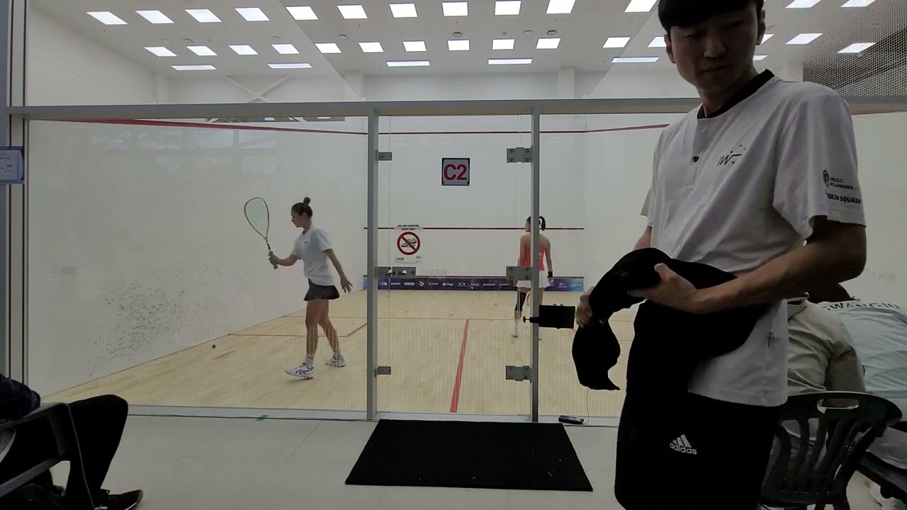 20231015 134259 - 전국체전스쿼시 여자일반부 : 광주 배찬미 VS 인천 장예원
