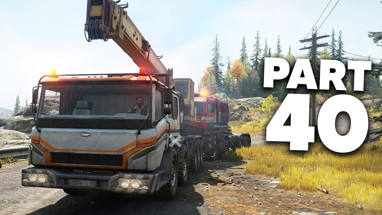 SNOWRUNNER Gameplay Walkthrough Part 40 - SNOWRUNNER HAS DEFEATED ME